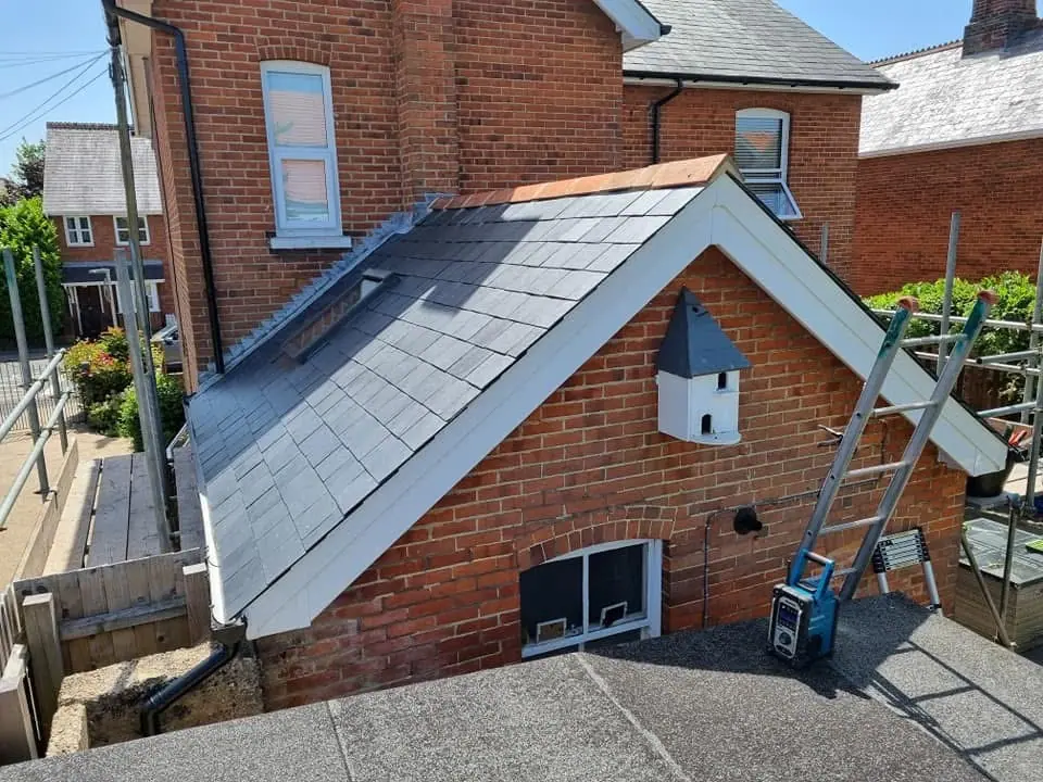 Pitched roof repair completed in Ringwood by Apex Roofing Services